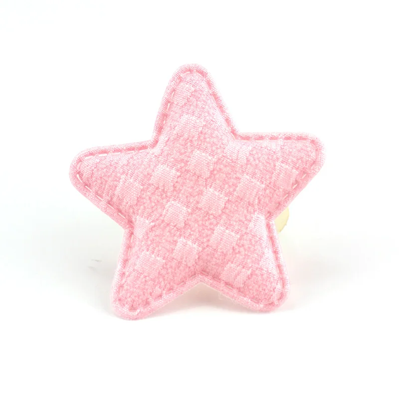 36Pcs 5cm Cute Star Padded Appliques For Handmade Headwear Hairpin Crafts Decoration DIY Bag Clothing Patches Accessories