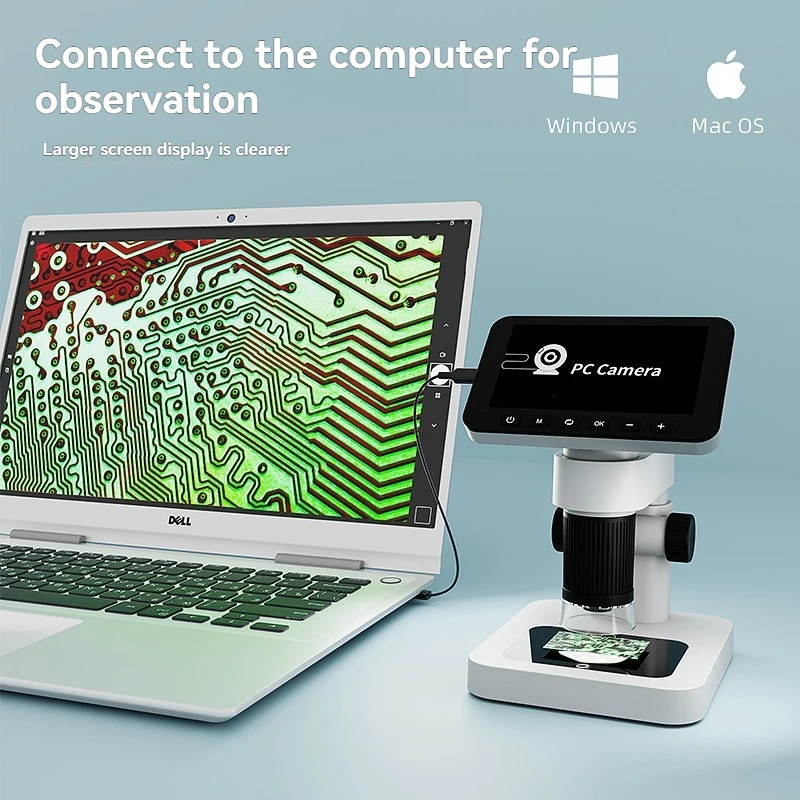 New intelligent handheld high-definition digital electronic microscope with ultra-clear screen