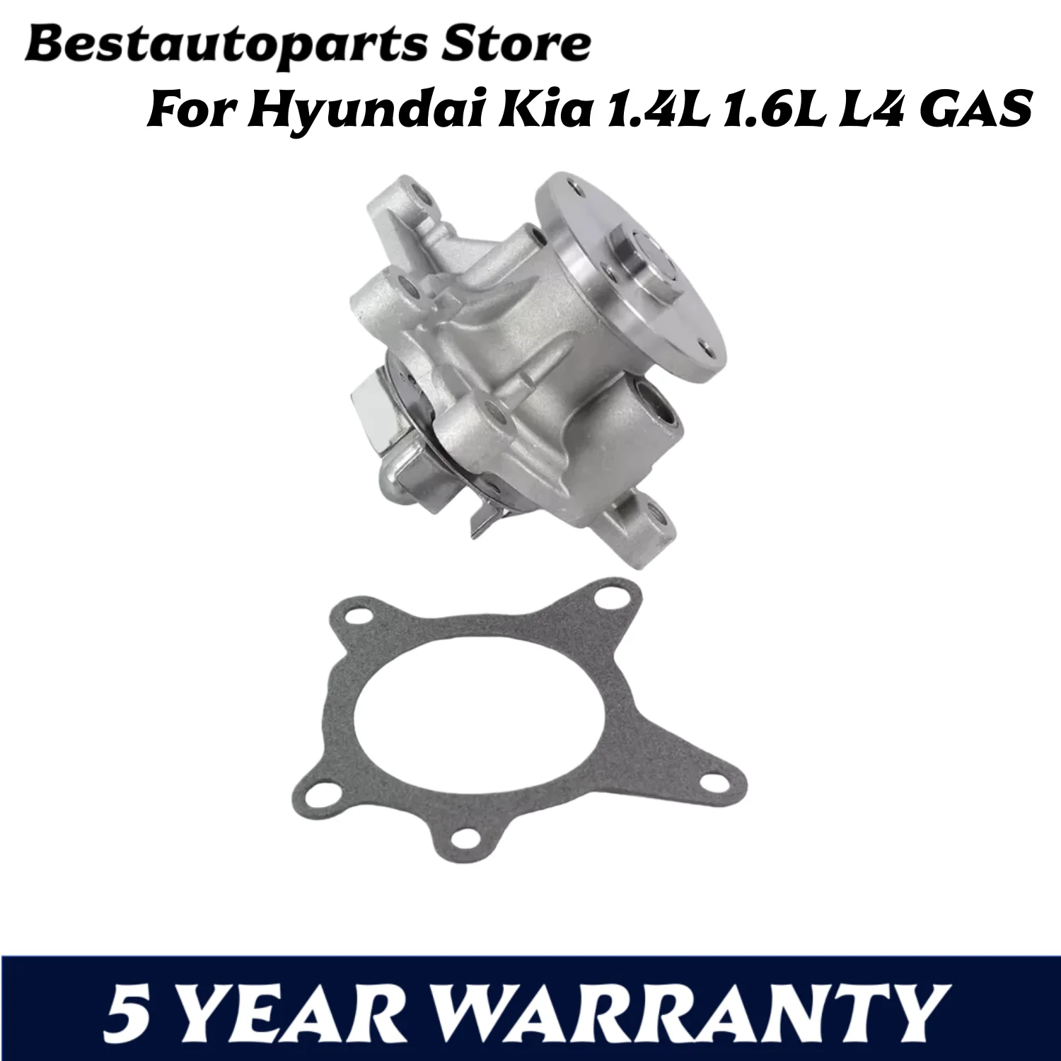 

AUTO ENGINE PARTS Water Pump FIT For Hyundai Kia 1.4L 1.6L L4 GAS 1.4 1.6 L T G4FA G4FC G4FG G4FJ G4FD G4ED 2004-2024