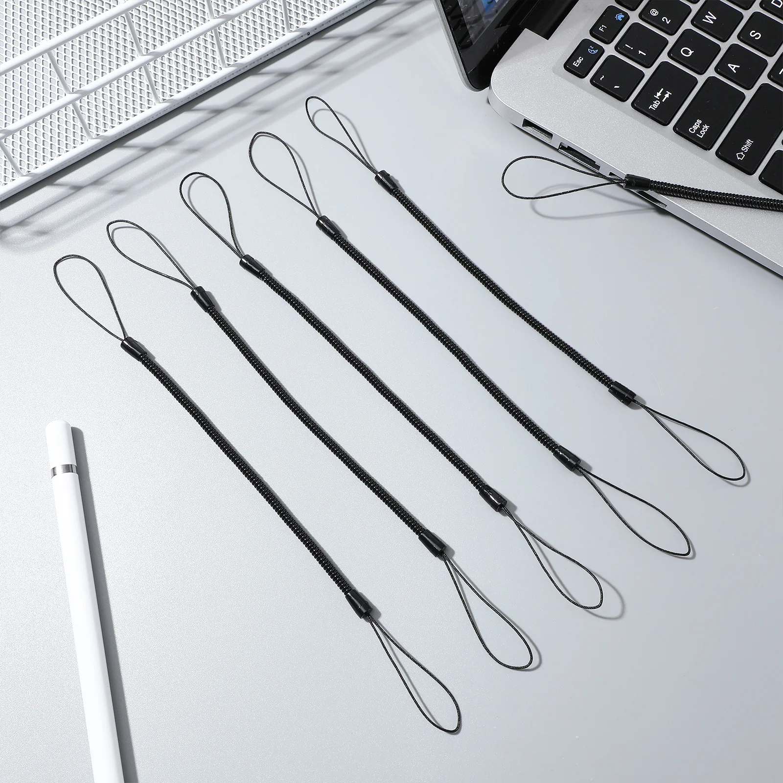 

8Pcs Stylus Tether Elastic Lanyard Spring Rope for Touch Pen Anti Lost Portable Stylus Tether Elastic Lanyard for Pen