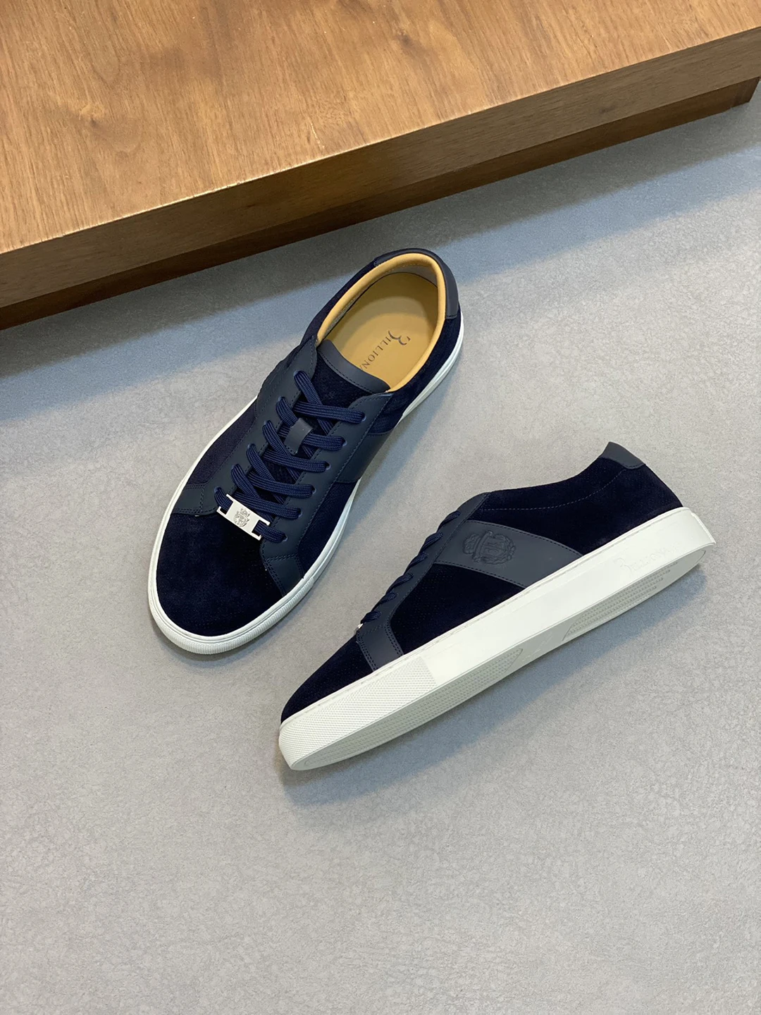 BILLIONAIRE Men Shoes 2024 new Calf leather stitching leather Sports comfort high quality outdoors Menโs European big size 38-45