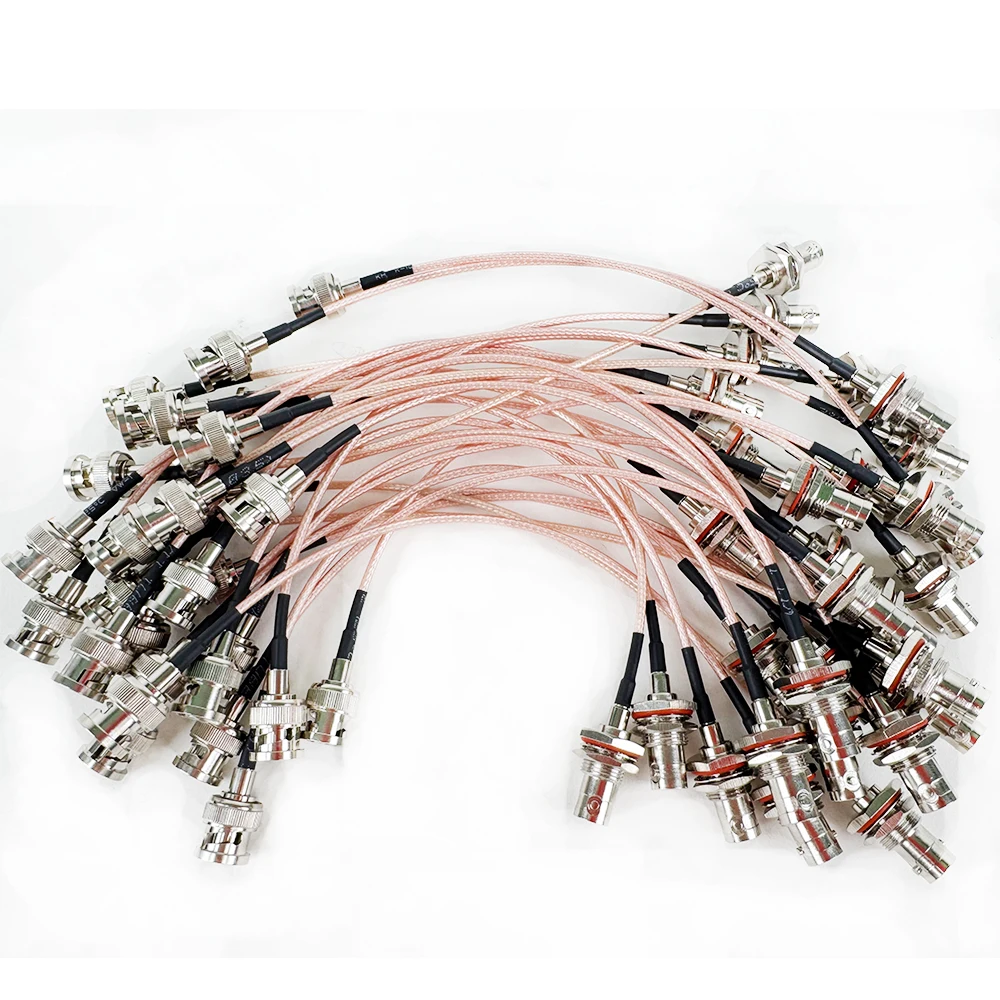 Câble RG179 75 Ohm BNC mâle vers adaptateur femelle BNC étanche pour caméra vidéo caméscope SDI HD-SDI 3G-SDI 4K 8K connectivité