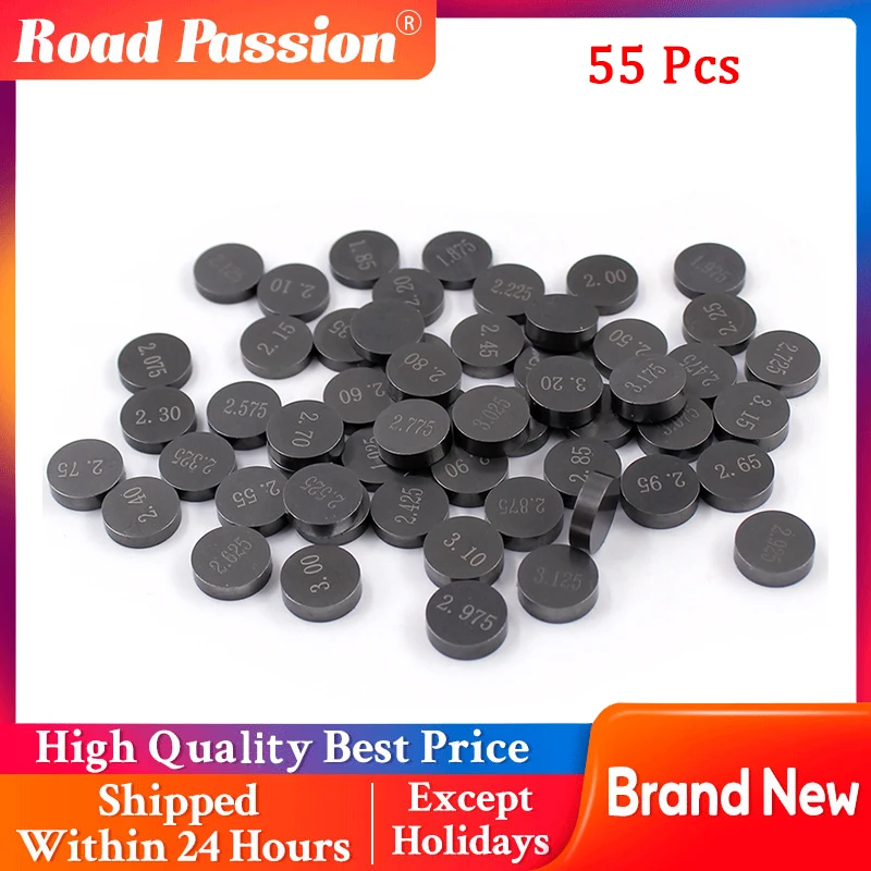 55pcs 10.0 mm Kit Motorcycle Adjustable Valve Shim For 1190 RC8 1290 400 XC-W 450 XC-W 500 530 690 990 V-Rod Night Rod Special