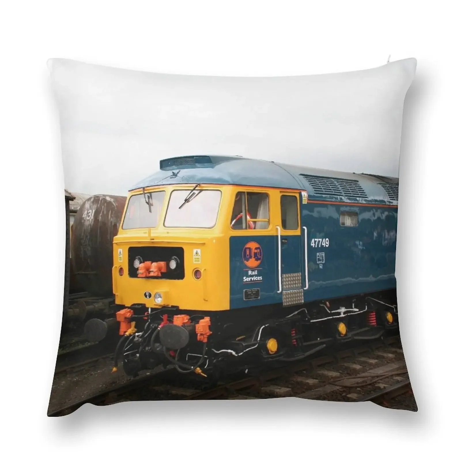 

GBRf class 47 749 at Bewdley Throw Pillow Covers For Sofas christmas cushions covers christmas decorations for home 2025 pillow