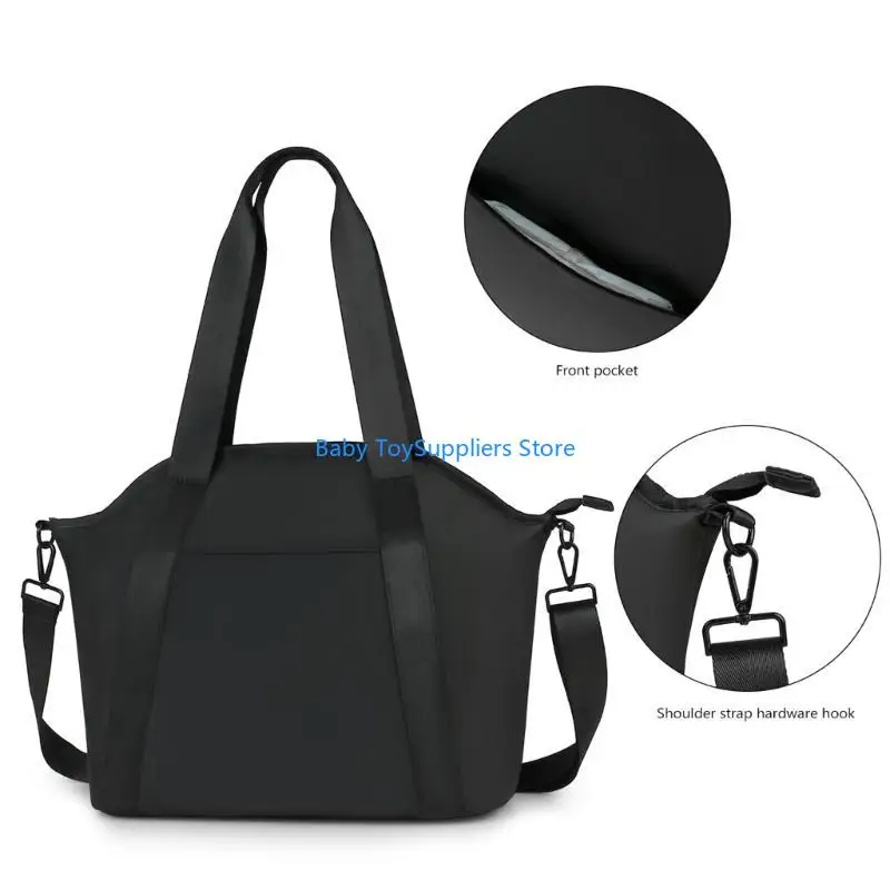 

R1WF Hanging Bag Multiple Compartment Bag Shoulder Bag Large Capacity Mom Bag