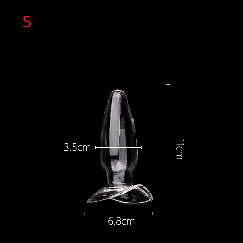 Creative Crystal Clear Hollow Anal Dilator Vaginal Speculum Expander Butt Plug Leak-proof Men Women Gay Masturbat Sex Toys