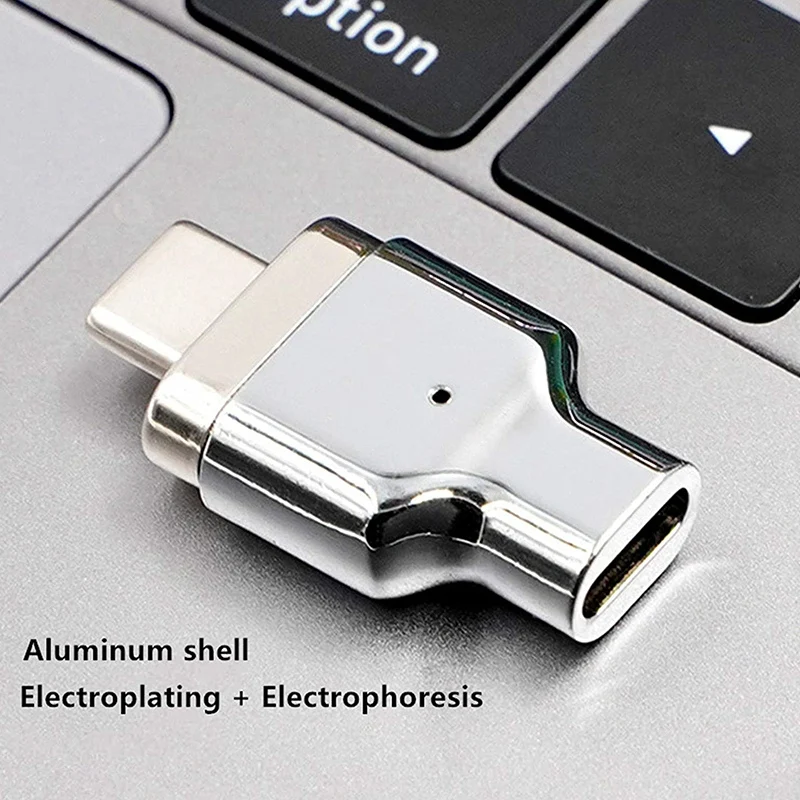 อะแดปเตอร์ USB C แม่เหล็ก 24Pins Type C Connector รองรับ USB PD 100W Quick Charge สําหรับ Thunderbolt3 ชาร์จเหมาะสําหรับ