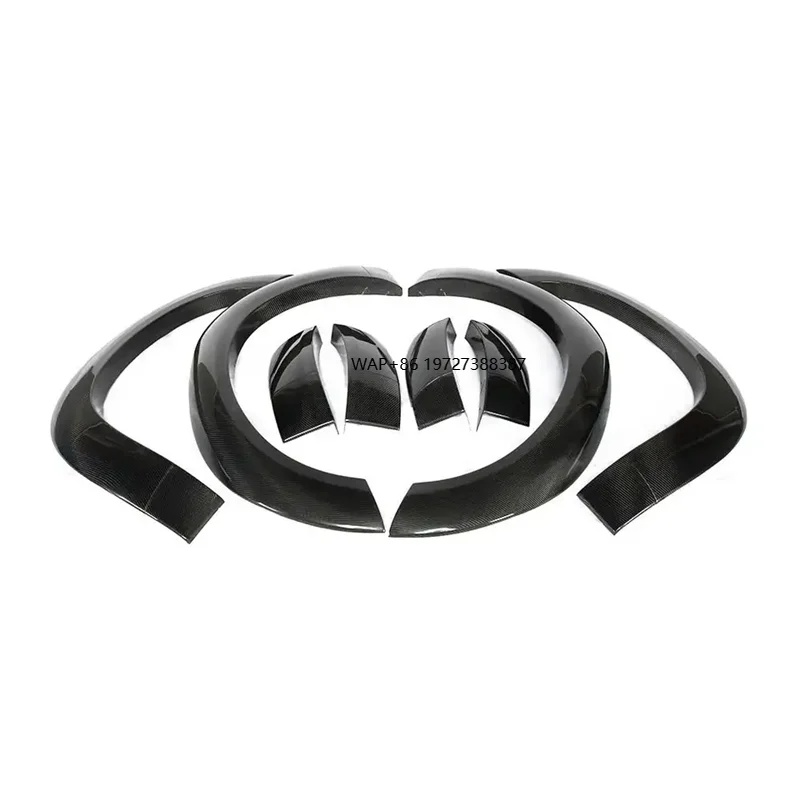 Carbon Fiber Wheel Eyebrow Arch Trim Lips Fender Flares for Challenger 2010 2011 2012 2013 2014 2015 2016 2017 2018 2019