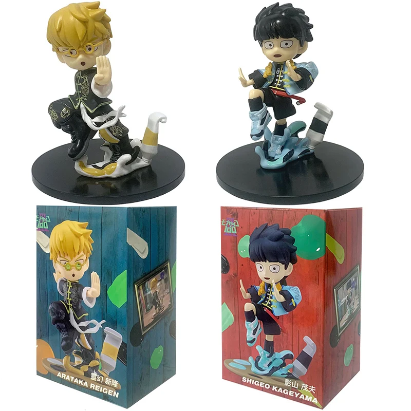 Original Bushiroad PalVerse Pale. Mob Psycho 100 III Shigeo Kageyama Arataka Reigen Anime Figure Toys Kwaii Q Ver. PVC Model