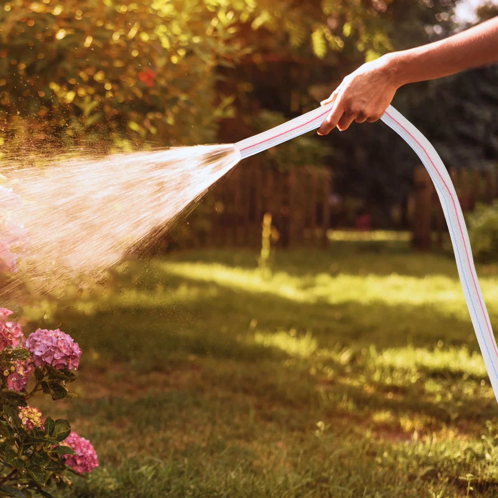 

Thickened Water Hose PVC Material Crack Resistant Leak Proof Easy Installation for Garden Lawn Car Washing Hose