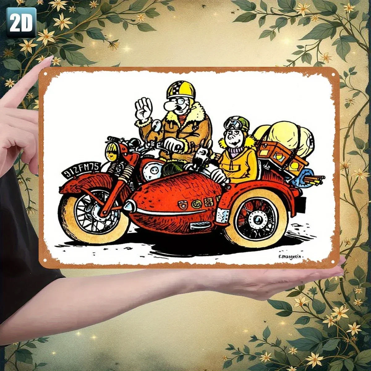 2D Plat 1 PièCe, "F… - image