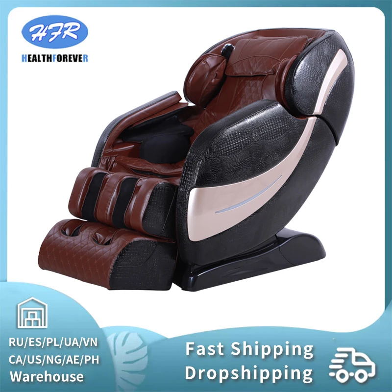 

HFR Whole Body Scanning SL Rail AI Voice Control Bluetooth Music Jade Massage Ball Touch Screen Zero Gravity Massage Chair