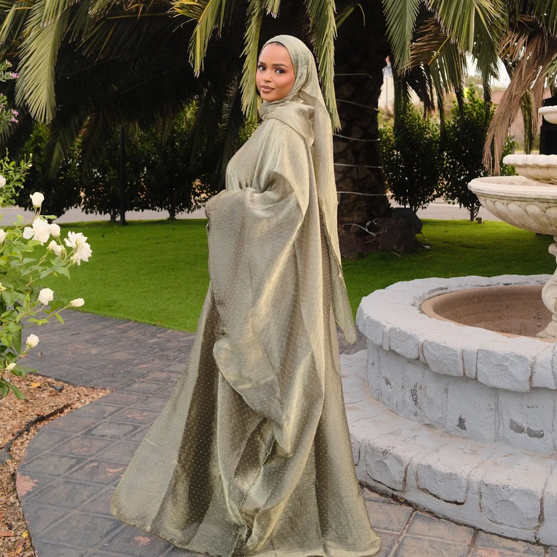 Mulheres muçulmanas diamantes hijab vestido abaya aberto quimono cardigan conjunto caftan turquia kaftan dubai islâmico jalabiya femme robe roupas