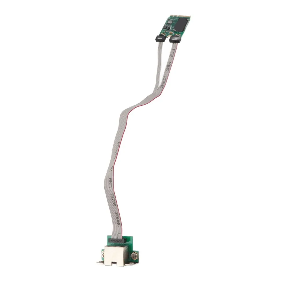 

Сетевая карта Ethernet M.2 на чипе RTL8111H, 1G/100M, с изогнутыми контактами, гигабитная, с одним портом RJ45