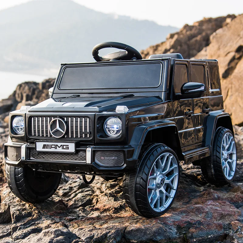 Children's electric car remote control Mercedes-Benz G car four-wheeled off-road vehicle children can sit four-wheeled swing str