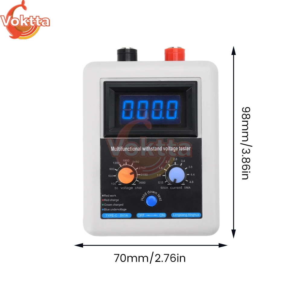 0V-3700V napięcie IGBT dioda Tester próbnik elektroniczny MOS trioda kondensator rezystor wytrzymuje Tester wyświetlacz LCD woltomierz multimetr