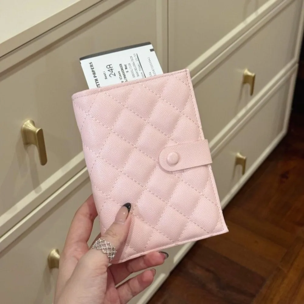 

Leather Passport Holder Covers RFID Blocking Multi-functional Passport Holder Case Hasp Multi-card Storage Credit Card Wallet