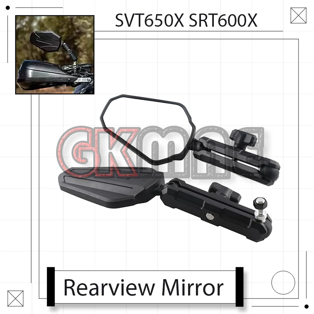 For QJMOTOR SVT 650 X SRT 600 X SVT650X SRT600X Motorcycle Modified Wide View Rearview Mirror Foldable Side Mirror Accessories