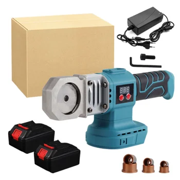 เครื่องเชื่อมลวดเชื่อมท่อพลาสติก1400W 20-32mm, เครื่องเชื่อมท่อ pp/ppr/pb/pe อุปกรณ์ทำความร้อนละลายด้วยความร้อนสำหรับแบตเตอรี่ Makita 18V