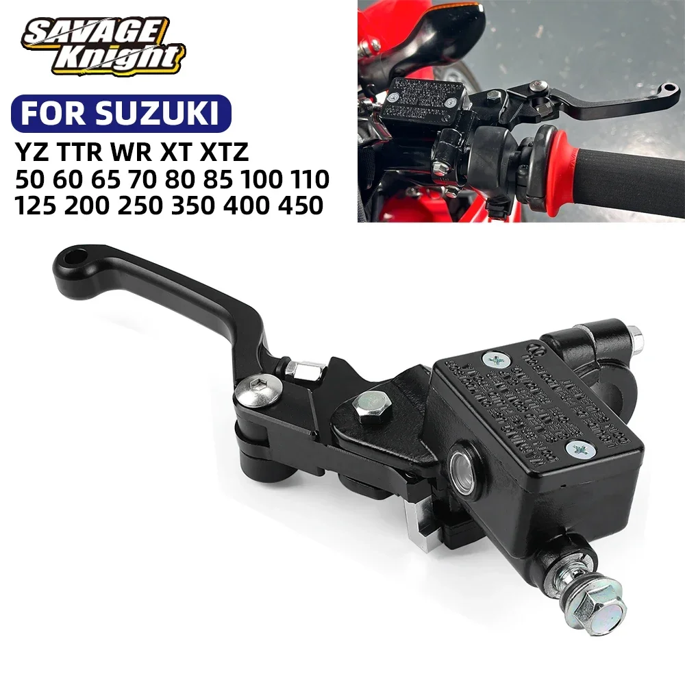 Motorcycle Front Brake Master Cylinder For SUZUKI DRZ DR RM RMX RMZ 50 60 65 70 80 85 100 125 200 250 350 400 450 Brake Lever