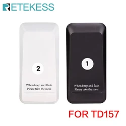 Retekess 1 pz cercapersone ricevitore per TD157 ristorante cercapersone sistema di chiamata Wireless per ristorante caffetteria Bar Club clinica Hotel