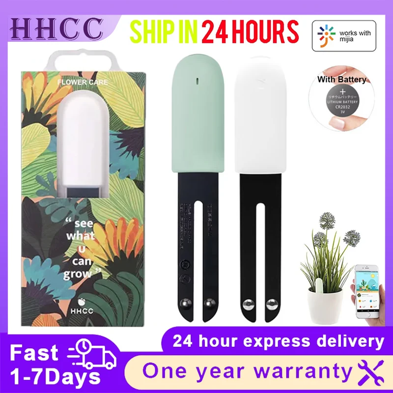 HHCC Flower Monitor Flora Garden Care Plant Grass Soil Water Fertility Smart Tester Sensor Gardening Detector For Xiaomi Mijia