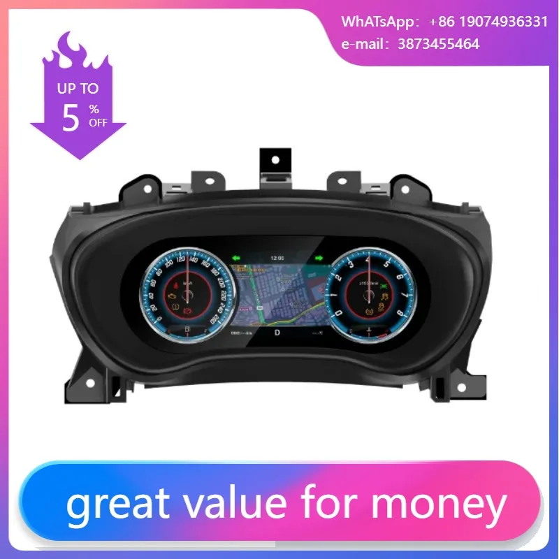 

Car Digital Instrument Cluster For Chevrolet Malibu 2015-2018 Linux System Digital LCD Dashboard Car Auto Meter Speedometer