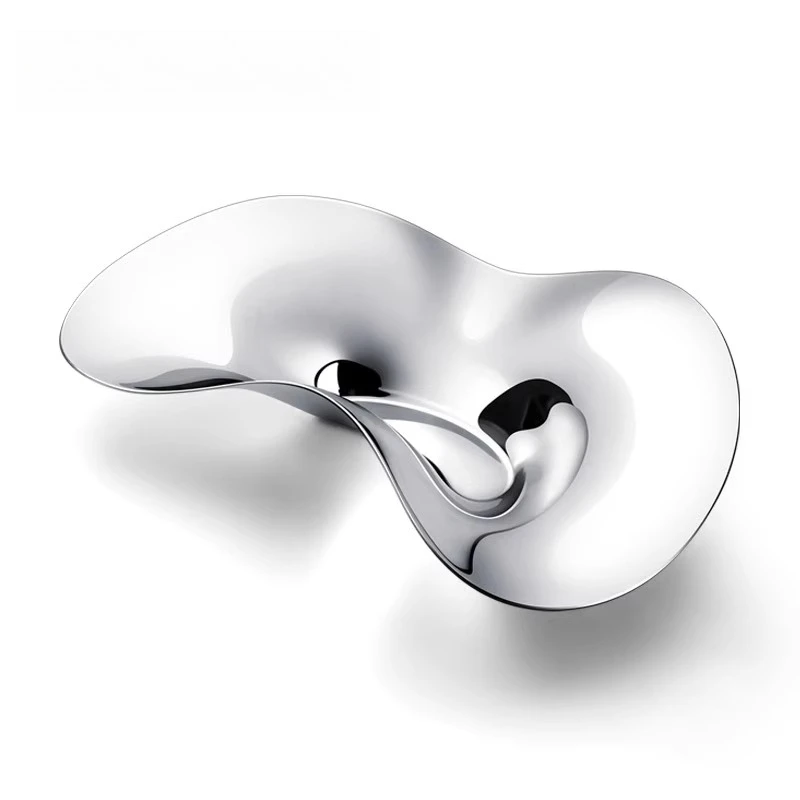 

Light luxury Nordic stainless steel grain, fruit pot fruit plate for home use, dried fruit plate home living room