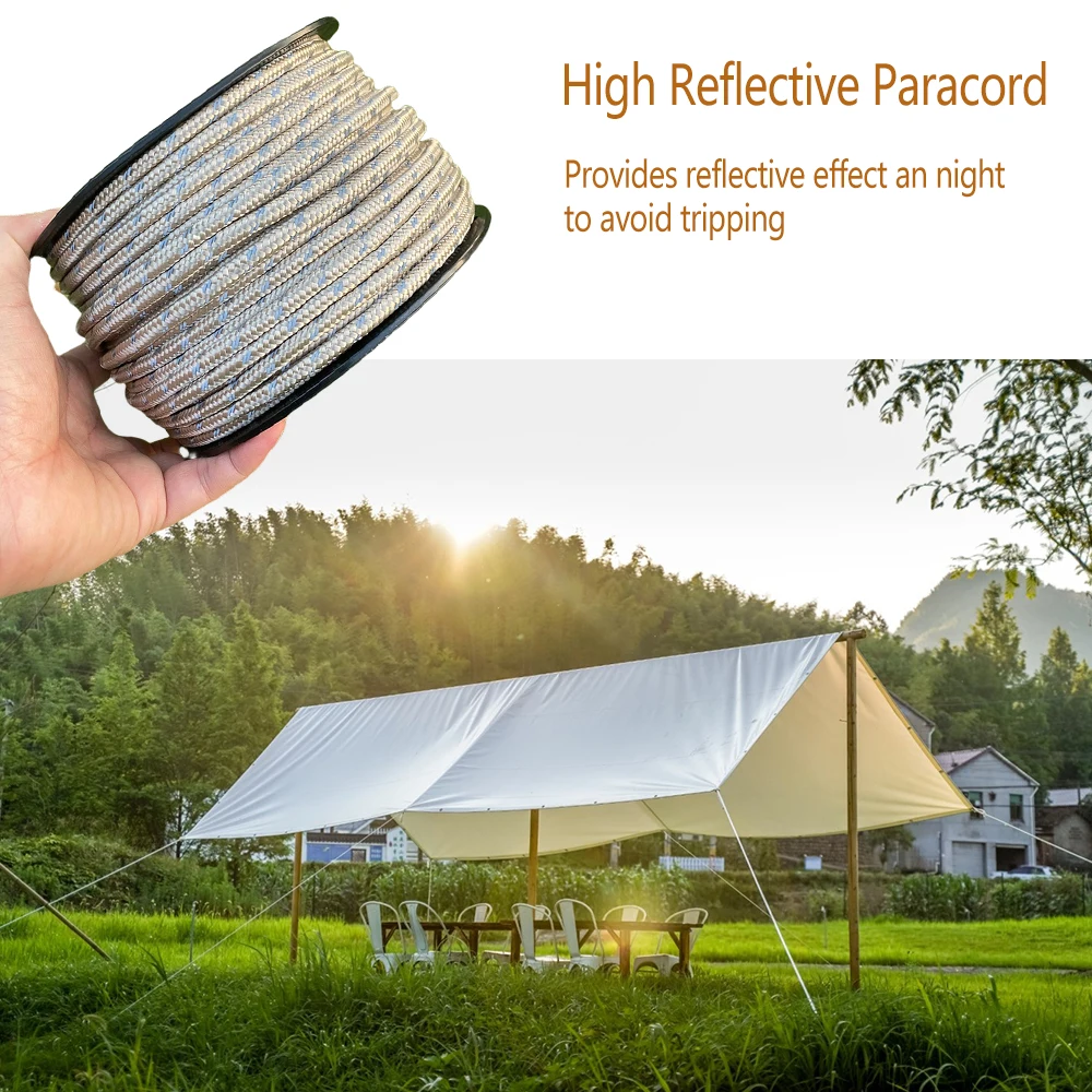 6mm 50M Nylon Reflective Tent  - огляд і ціна Outdoor Camping Guy