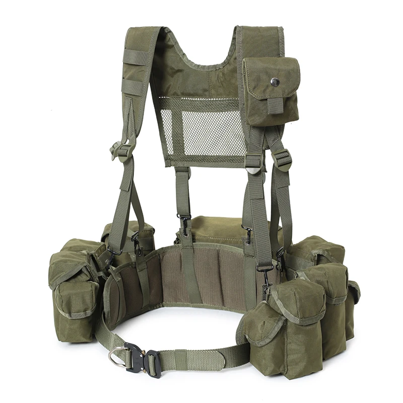 الروسية M-1 كامو حمل وتعليق حزام خصر مجموعة النمط الروسي EMR رجل أخضر الصدر جبل التكتيكية سترة مجموعة #1