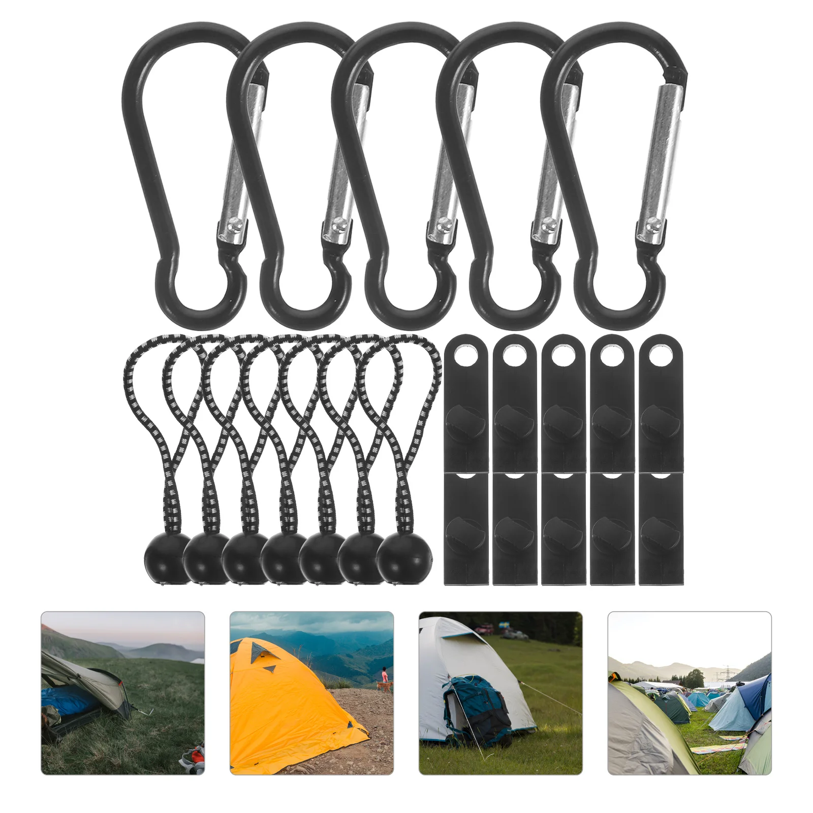 

1Set Camping Tent Clips Heavy Duty Tarp Clamp Lock Grip Awning Clip Portable Outdoor Tarp Clamps Tent Fasteners