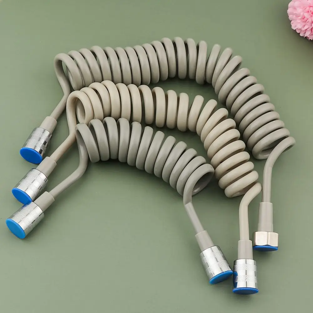 Spring Shower Hose Bidets Faucet Retractable Telephone Line Plumbing Hose Bath Sprayer Connect Pipe Bathroom Accessories