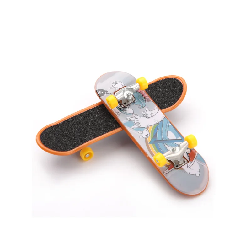 12pcs Skateboard Set Mini Alloy Finger Scooter Toys New  Unique Finger Scooter Toys Children Indoor Home Toy Kids Birthday Gifts