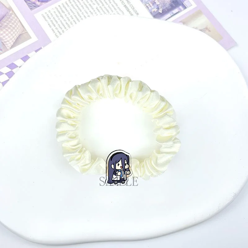 أنيمي الأزرق الأرشيف سايبا موموي العصابات الشعر الحلو وجميل الفتيات أزهار لطيفة Scrunchies مجموعة إكسسوارات فتيات العلاقات الشعر ذيل حصان