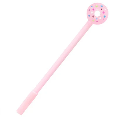 

Creative Gel Donut Ink Pens Student Stationery Marker Pens Refillable Smooth Writing No Leakage Teacher Office Worker