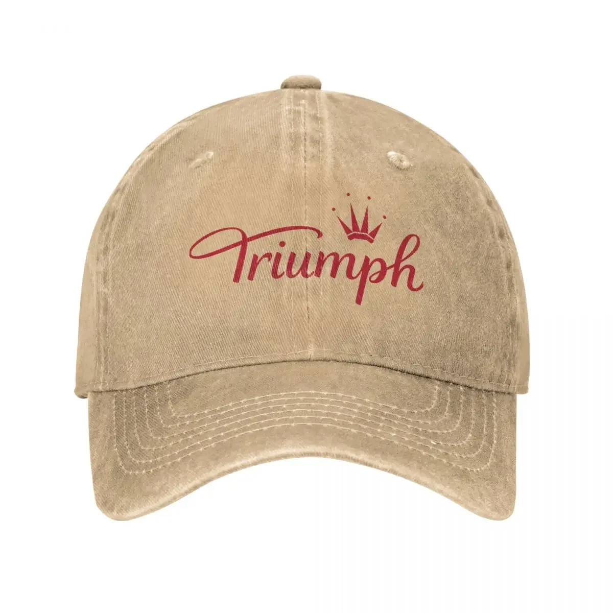 Triumphs Motorcycle Racing Trucker Hats Stuff Vintage Distressed Denim Casquette Dad Hat For Unisex Style Adjustable