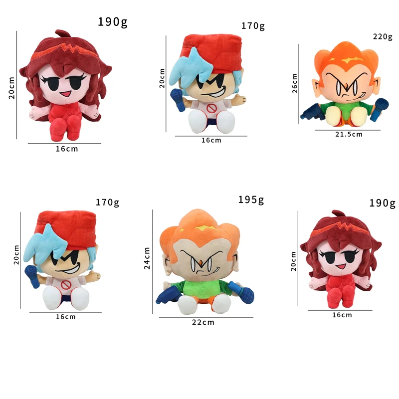 جديد Fnf ليلة الجمعة صديقة صديقها نيني بيكو دارنيل أفخم دمية القطن أنيمي لعبة Funkin Plushies هالوين هدية الكريسماس