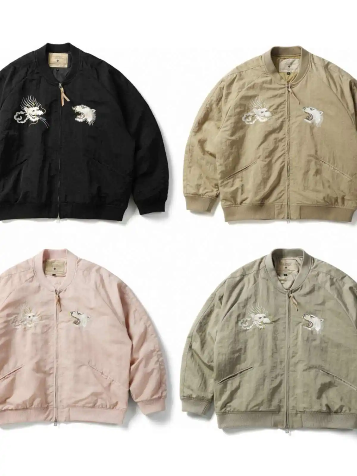 Japanese Kapital Embroidered Cotton Jacket Men's American Casual Short Coat Trendy Couple