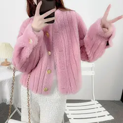 Nieuwe 2024 Herfst Winter Faux Schapen Shearing Jas Dames Dames Dik Casual Jasje Tienermeisje Faux Bont Warme Bovenkleding