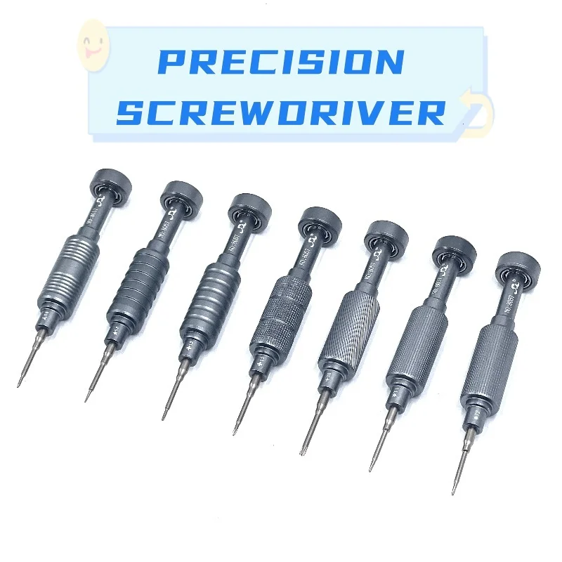 Precision Screwdriver 7 In 1 Screwdriver Set T2 Y0.6 Torx 0.8mm Hex T1 Convex Cross 2.5 For IPhone Disassembly Phone Repair Tool