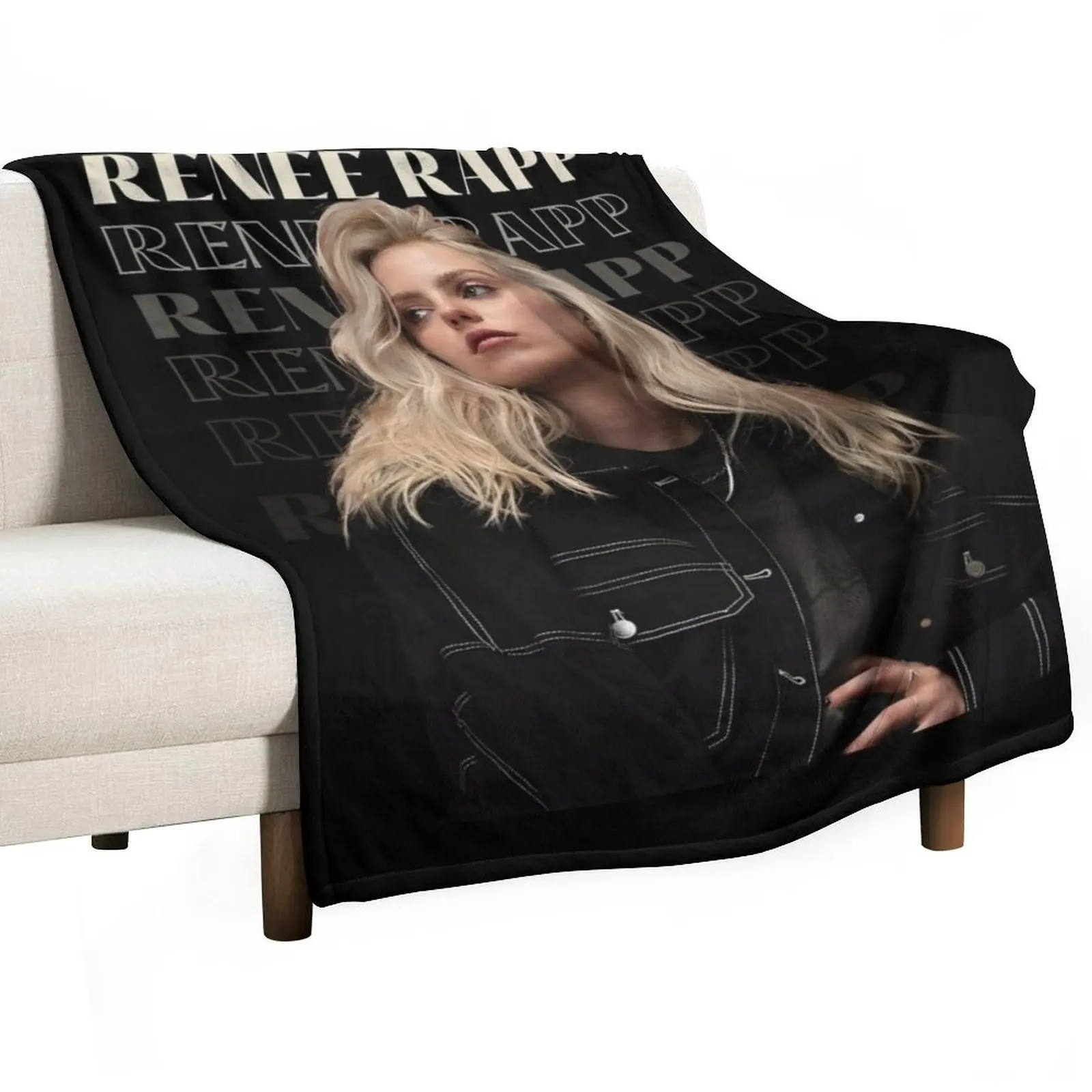 

Renee Rapp Throw Blanket halloween funny gift Thins Sofas Blankets