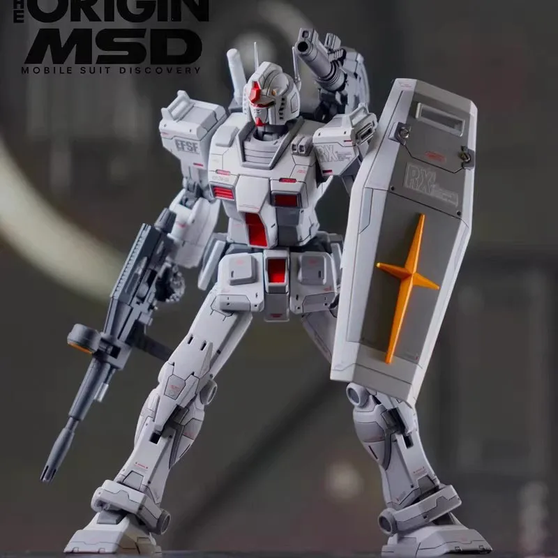 Kit de Montagem de Figura Móvel GTO RX-78-2 1/144, Modelo de Batalha para Decoração de Mesa e Quarto, Brinquedo Colecionável