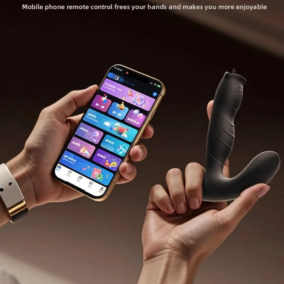 Tongue Licking Prostate Stimulator Male Masturbator Anal Plug G-point Vibrators Finger Massage Butt Plug Sex Toys For Men Gays 3