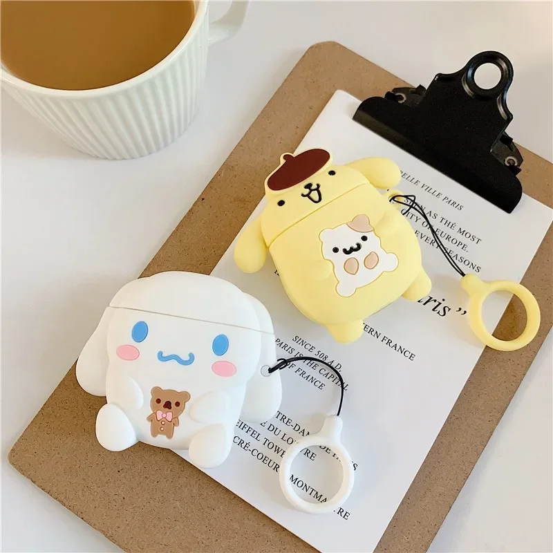 Sanrio Cinnamoroll Earphone Case for AirPods 1 2 Pro Anime Silicone Shockproof Cover for AirPods 3 Protective Cover Accessories