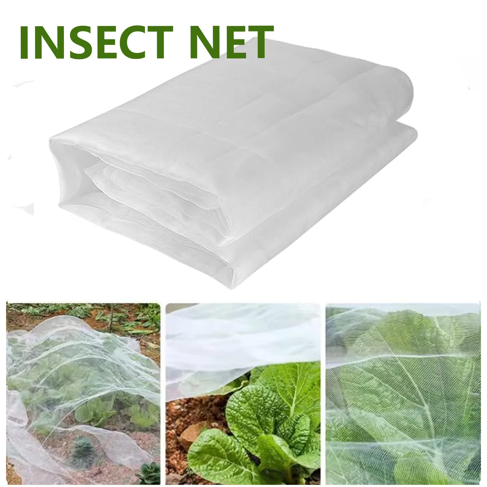 

1Pcs Plant Vegetable Insect Netting Garden Fruit Care Cover Flowers Greenhouse Protective Mesh Insect Netting Bird Proof 60 Mesh