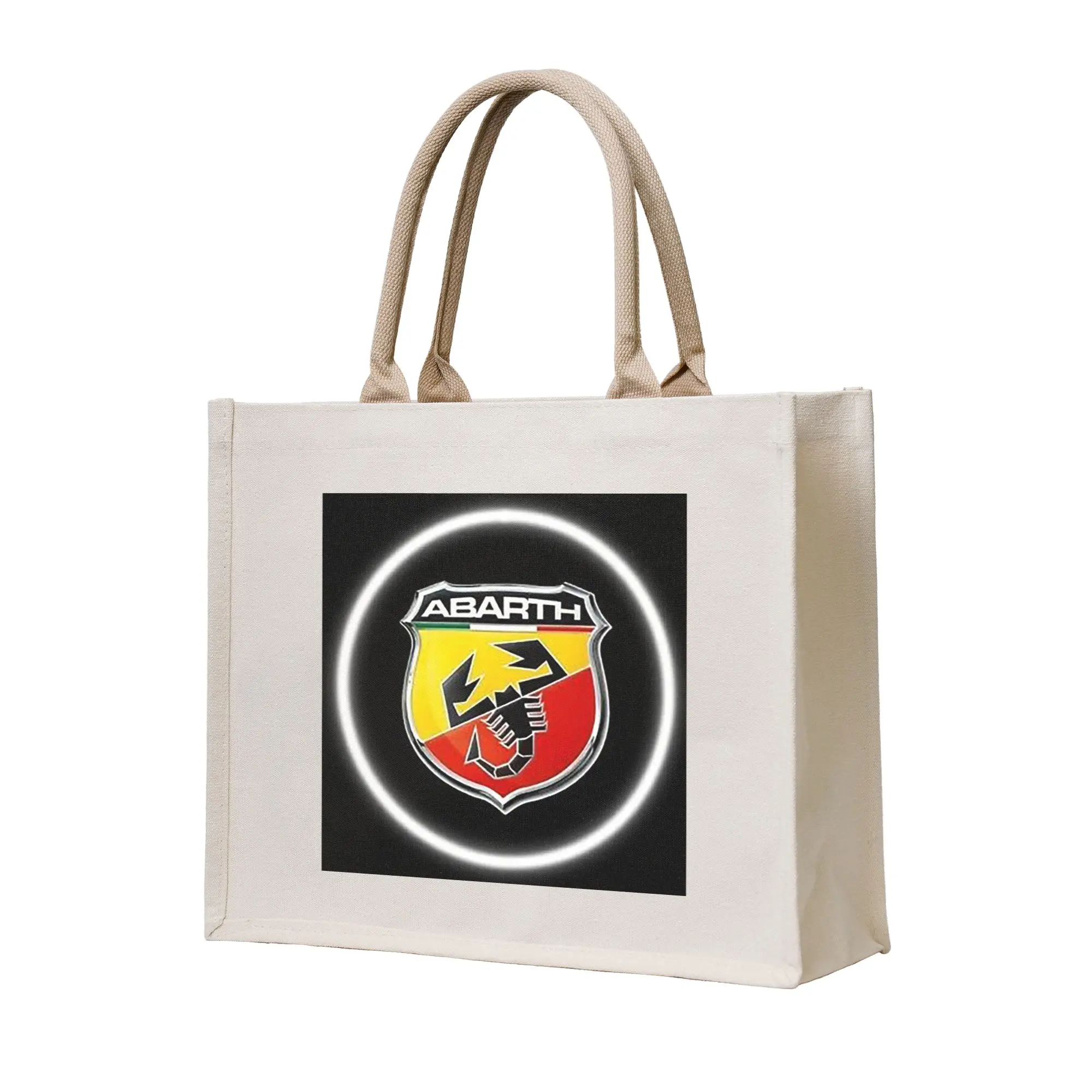 

Сумки для покупок Abarth C Cool, холщовая сумка-тоут, складная сумка-тоут для женщин, дорожная сумка через плечо