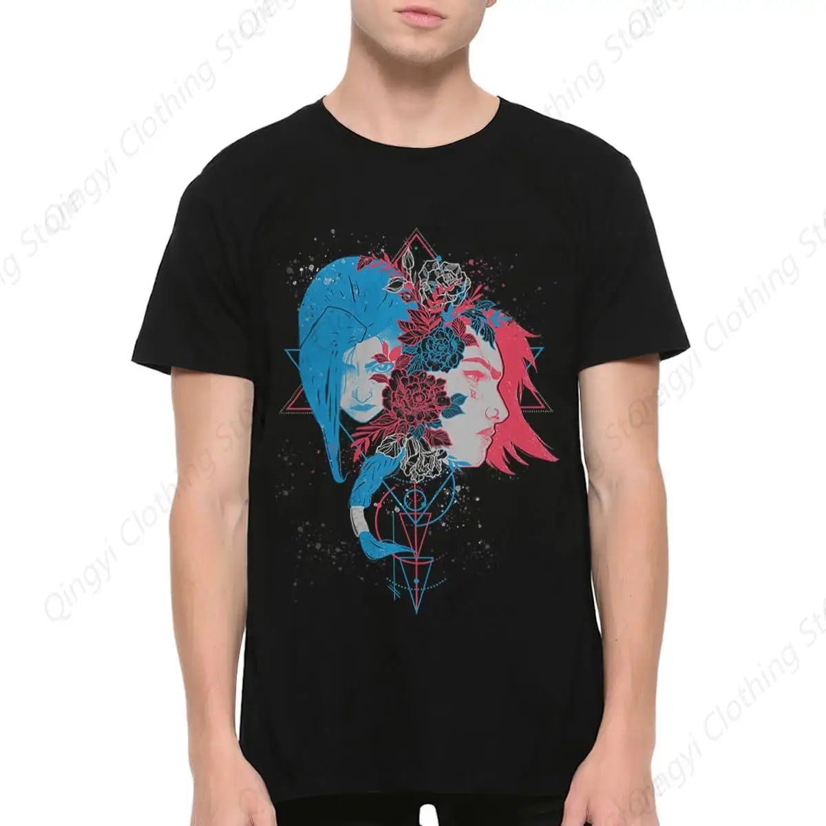 Arcane Powder and Vi T-Shirt Small Black