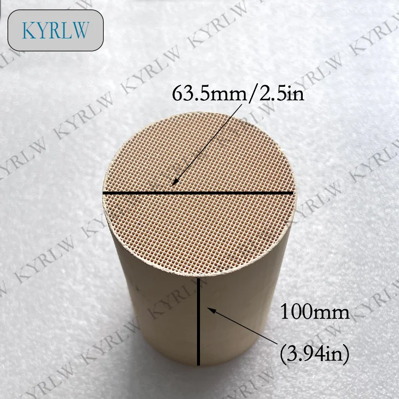 

Universal Catalytic Converter 63.5x100mm TWC Three Way Catalyst Euro 3/4/5/6 Compliant for fuel Cars