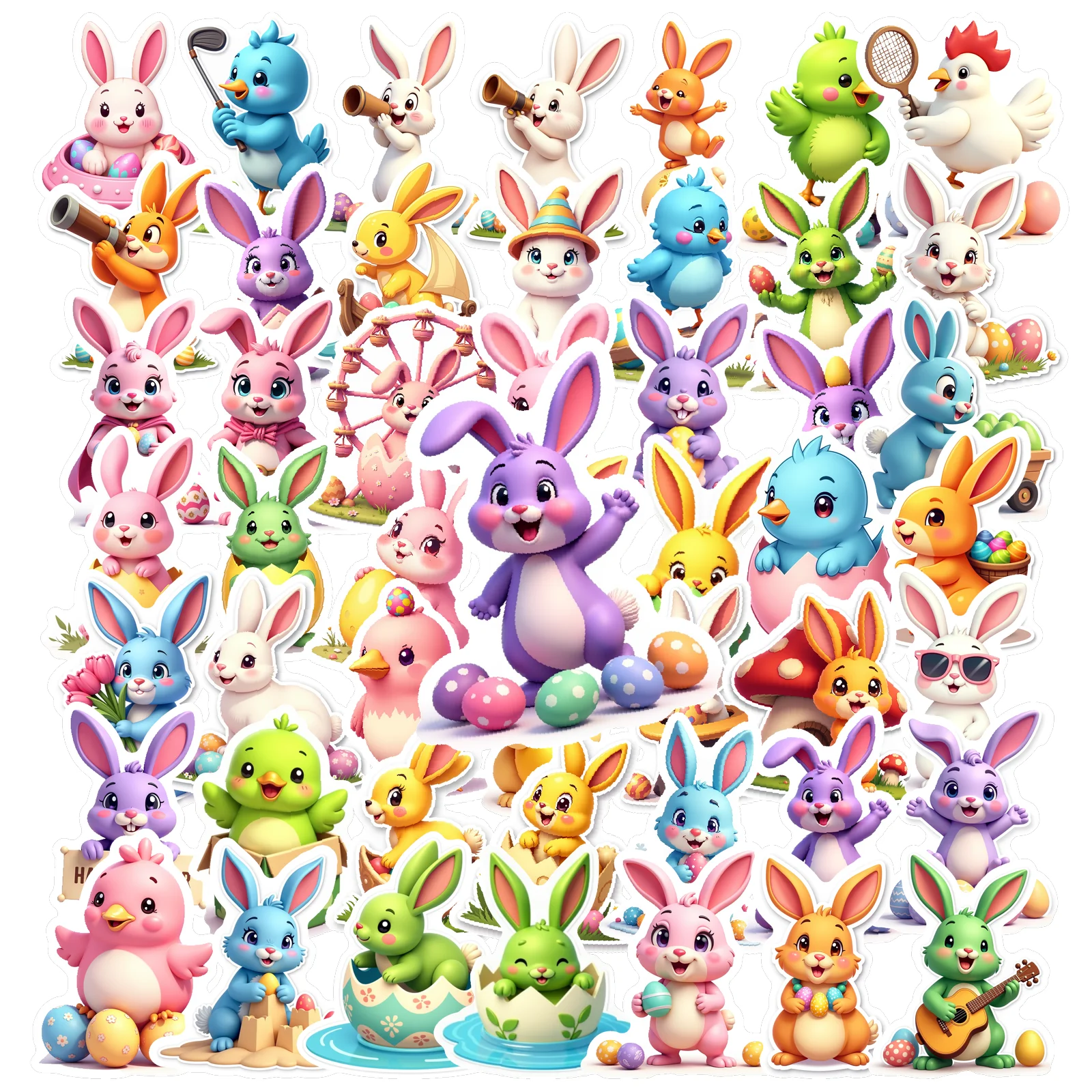 50pcs Stickers Stickers Stationery Stickers For Fridge Phone