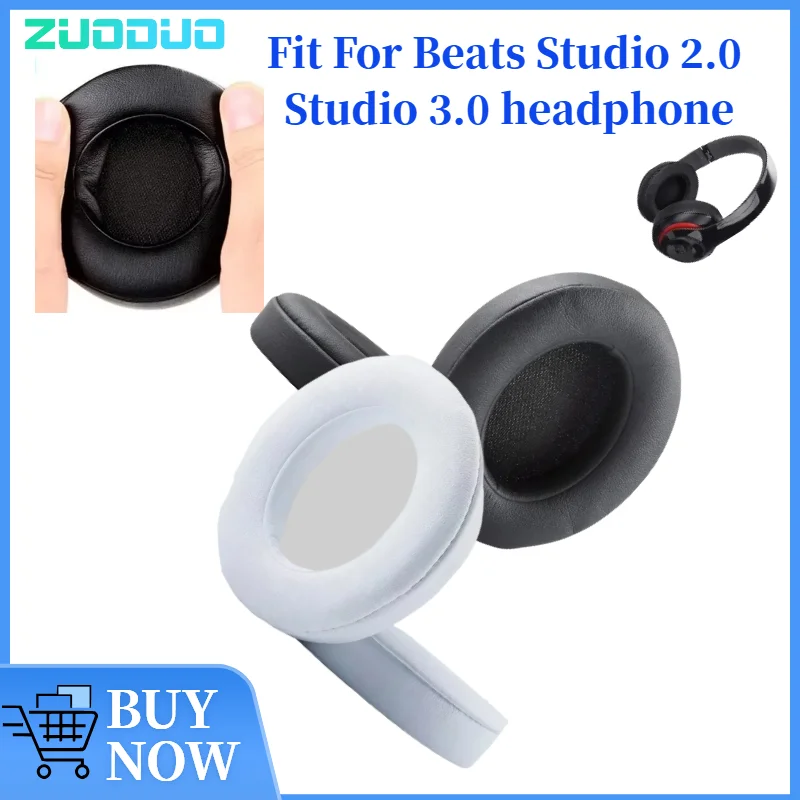 

ZUODUO For Beats Studio 2.0 Studio 3.0 Ear Pads Headphone Earpads/Headset Gamer Earpads Ear Pad Cushion Earmuff Cover